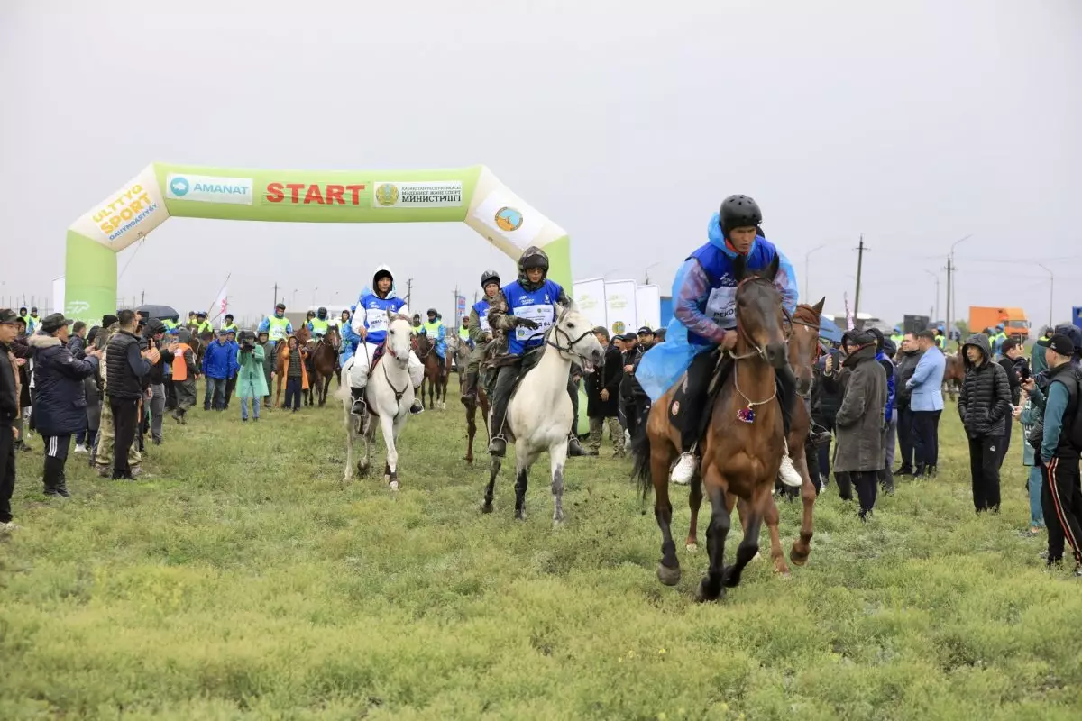 Стартовал третий сезон конного марафона «Ұлы дала жорығы» по маршруту Павлодар - Астана