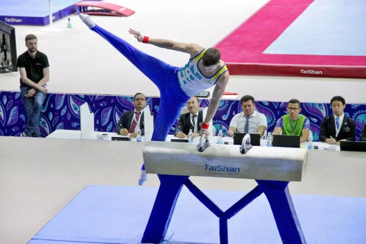 Нариман Курбанов спорттық гимнастикадан Азия чемпионы атанды
