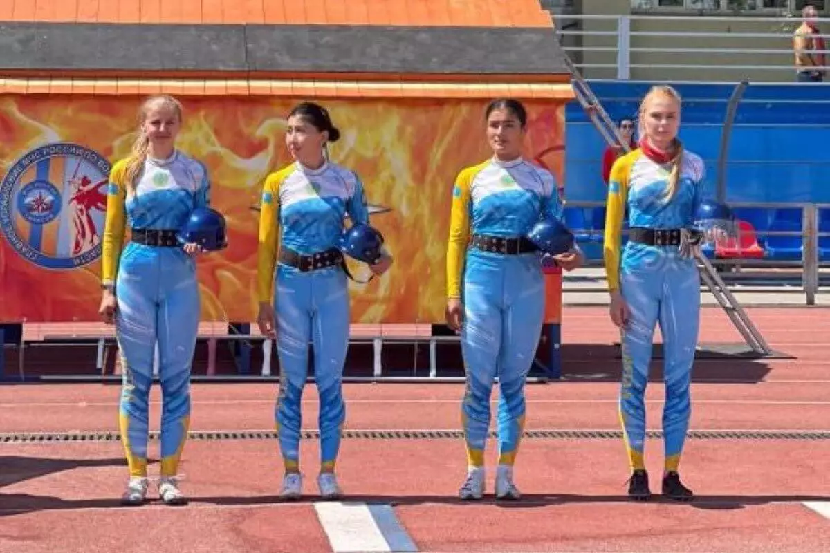 Женская сборная МЧС Казахстана завоевала бронзу международных соревнований