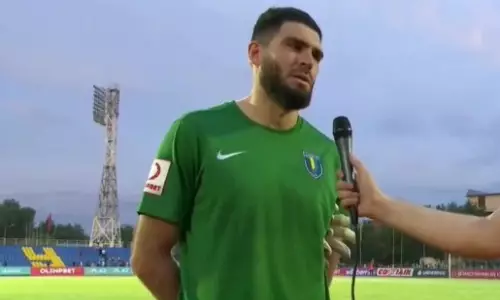 Вратарь «Жетысу» сделал откровенное признание после ничьей с «Кызылжаром»