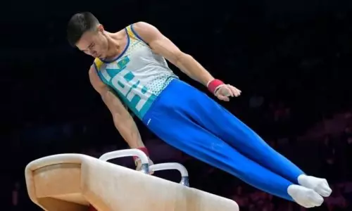 «В мире еще никто столько баллов не набирал». Казахстанский гимнаст оценил «золото» чемпионата Азии