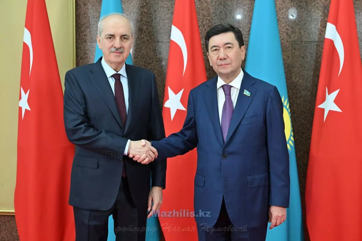 Спикер Мажилиса РК обсудил с главой турецкого парламента перспективы сотрудничества