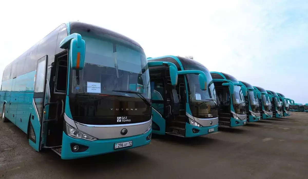 В Мангистау запущен новый автобусный маршрут