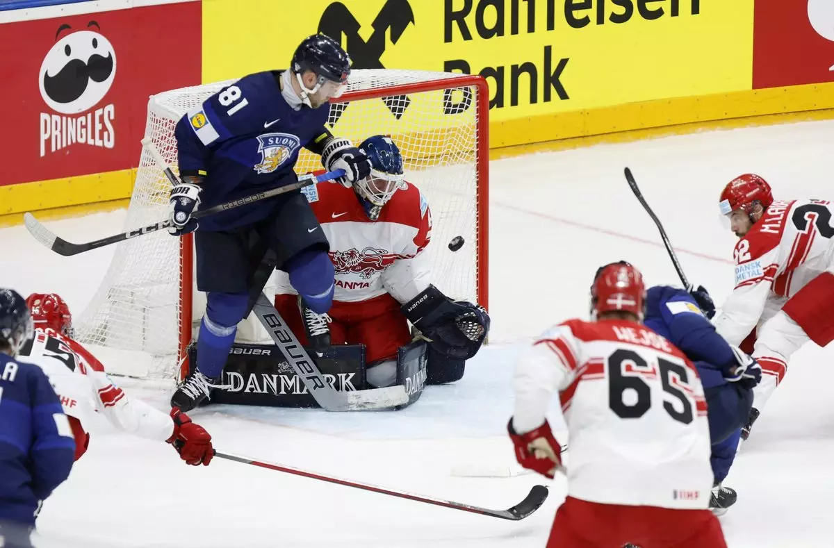 Сборная Финляндии обыграла Данию на чемпионате мира-2024