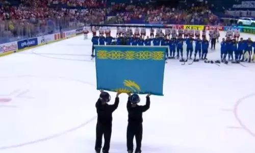 Гимн Казахстана второй раз прозвучал на чемпионате мира в Чехии