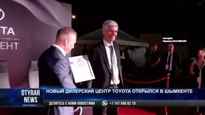 Новый дилерский центр Toyota открылся в Шымкенте