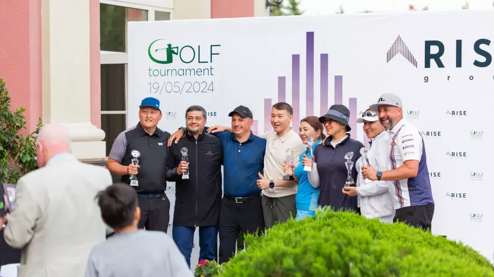 Первый именной гольф-турнир RISE Group Tournament 2024 прошел в Алматы