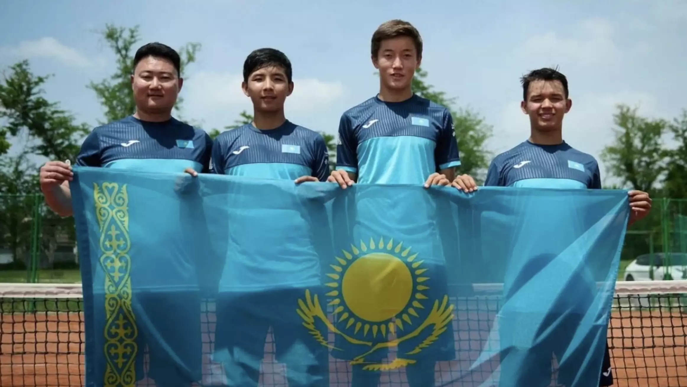 Сборная Казахстана по теннису победила на старте отбора к ЧМ в Шымкенте