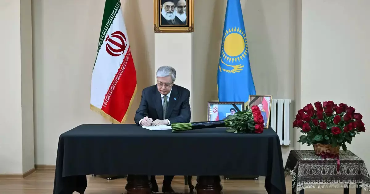   Мемлекет басшысы Қазақстандағы Иран елшілігіне барды   