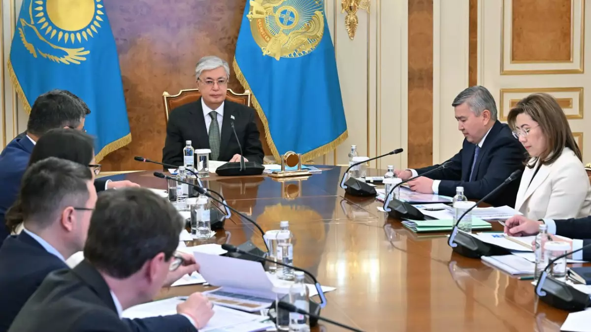 Токаев принял годовой отчет Национального банка Казахстана