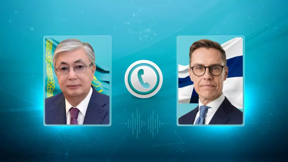 Токаев провел телефонный разговор с президентом Финляндии