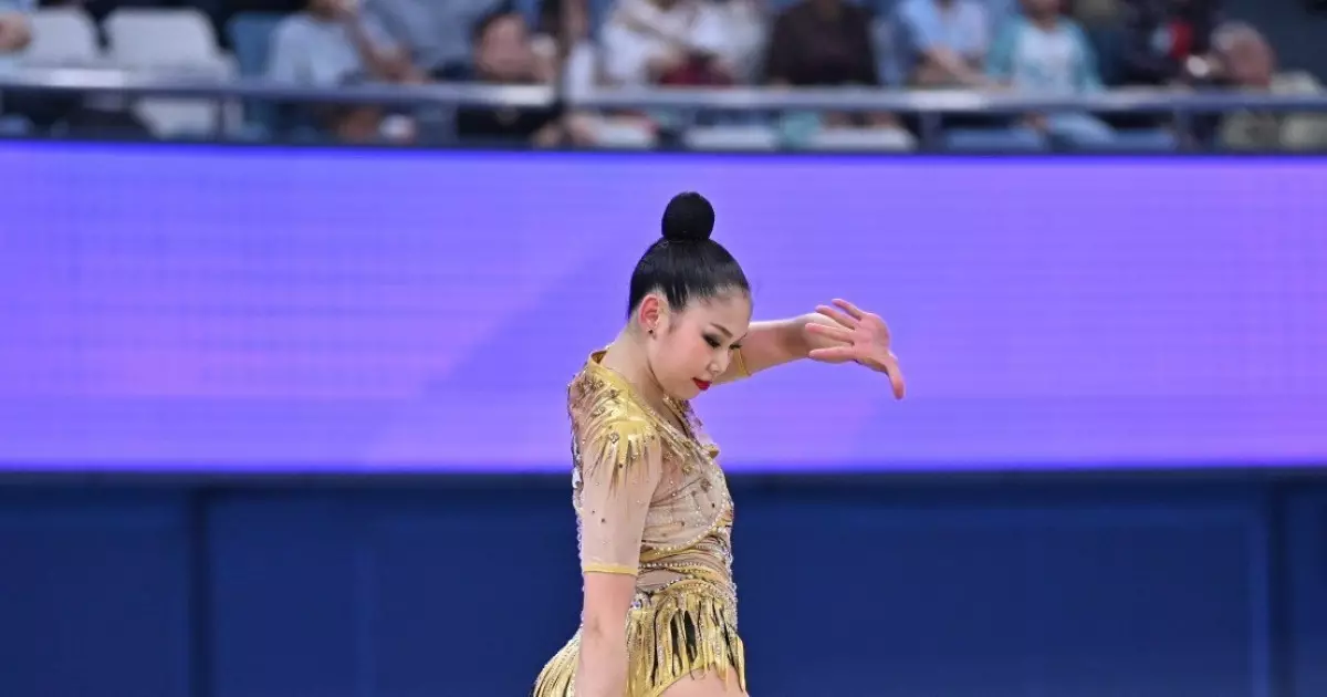   Эльжана Таниева көркем гимнастикадан Қазақстан чемпионатында топ жарды   