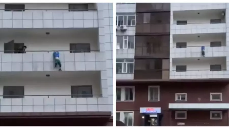 Астанада 7-сынып оқушысының бес жасар баланы құтқарған сәті видеоға түсіп қалды