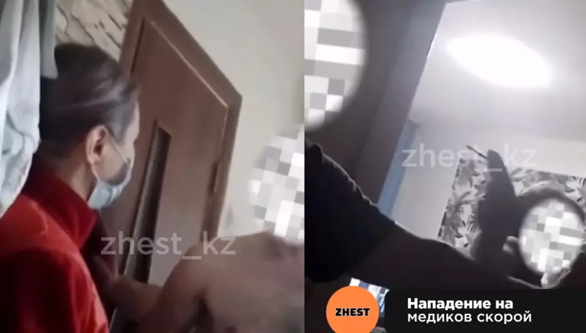Пьяная алматинка напала на медиков скорой помощи и заперла их в своей квартире