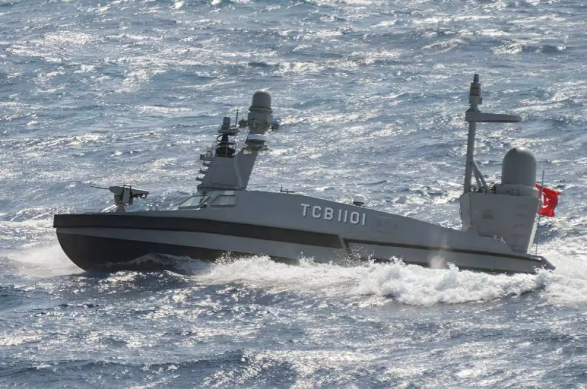 Турция провела первые учения с беспилотными морскими аппаратами
