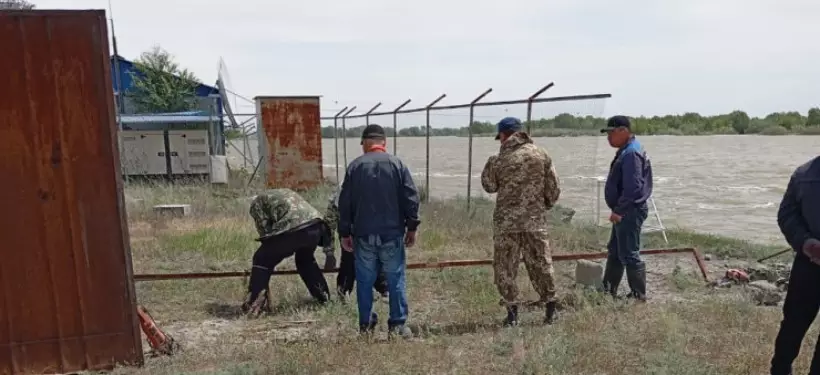 Прорыв дамбы на границе Казахстана в Китая прокомментировали в Министерстве водных ресурсов