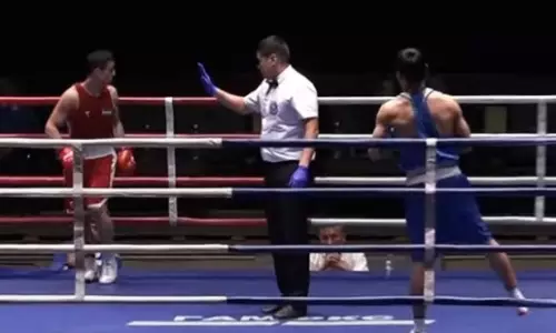 Казахстан уступил Узбекистану на домашнем турнире по боксу