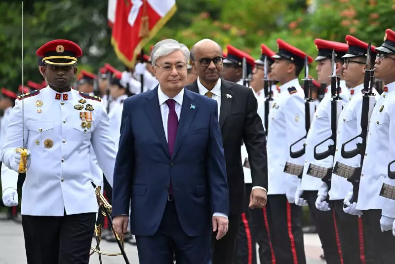Глава государства прибыл во Дворец президента Сингапура Istana