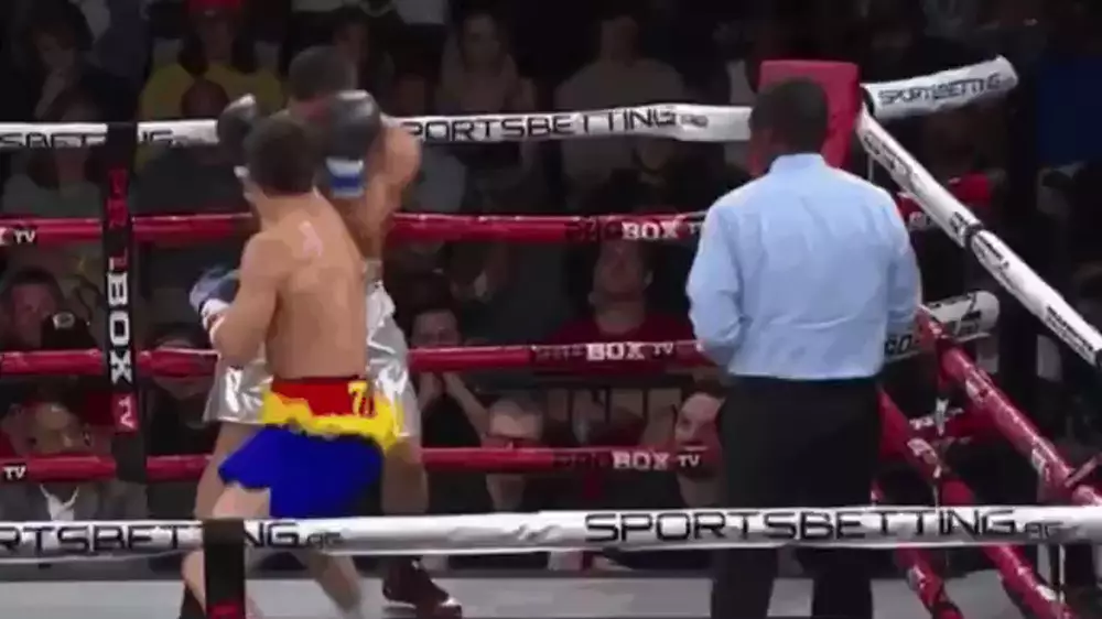 Нокаутом завершился поединок казахстанского боксера за титул чемпиона WBA. Видео