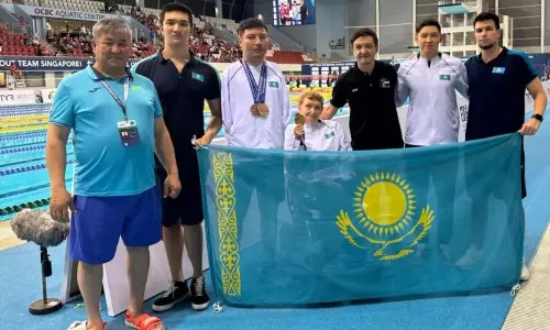 Казахстанцы завоевали медали на этапе мировой серии по пара плаванию в Сингапуре