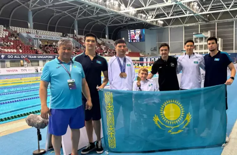 Сингапурде пара жүзуден әлемдік турнирде қазақстандықтар медальдар жеңіп алды