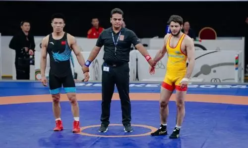Казахстанский борец восхитил уникальным поединком за Олимпиаду. Видео
