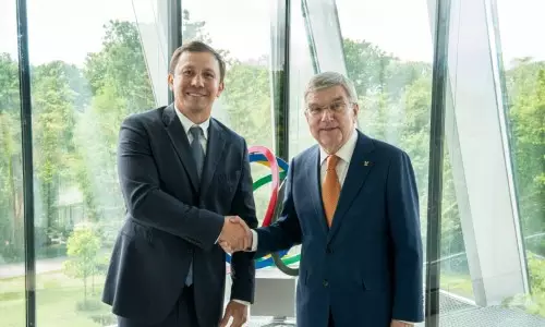 Геннадий Головкин провел встречу с президентом МОК