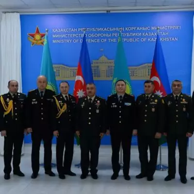 Военнослужащие Казахстана и Азербайджана обменялись опытом работы в сфере обеспечения правопорядка
