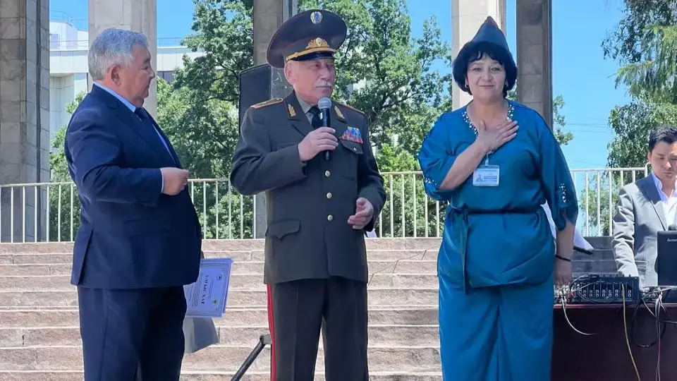 В Алматы почтили память Героя Советского Союза Сагадата Нурмагамбетова
