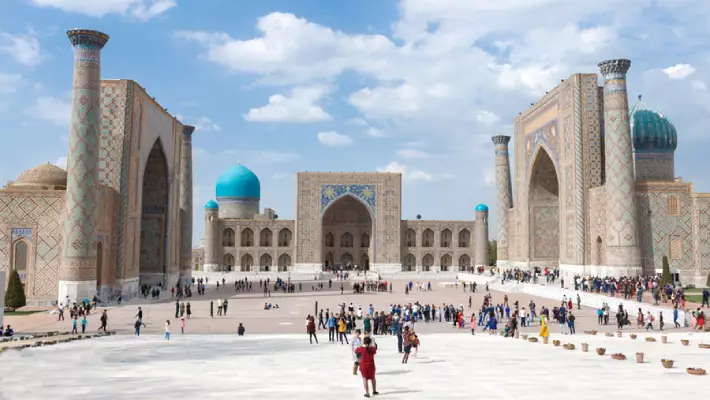 Площадь Регистан временно закрыли для туристов