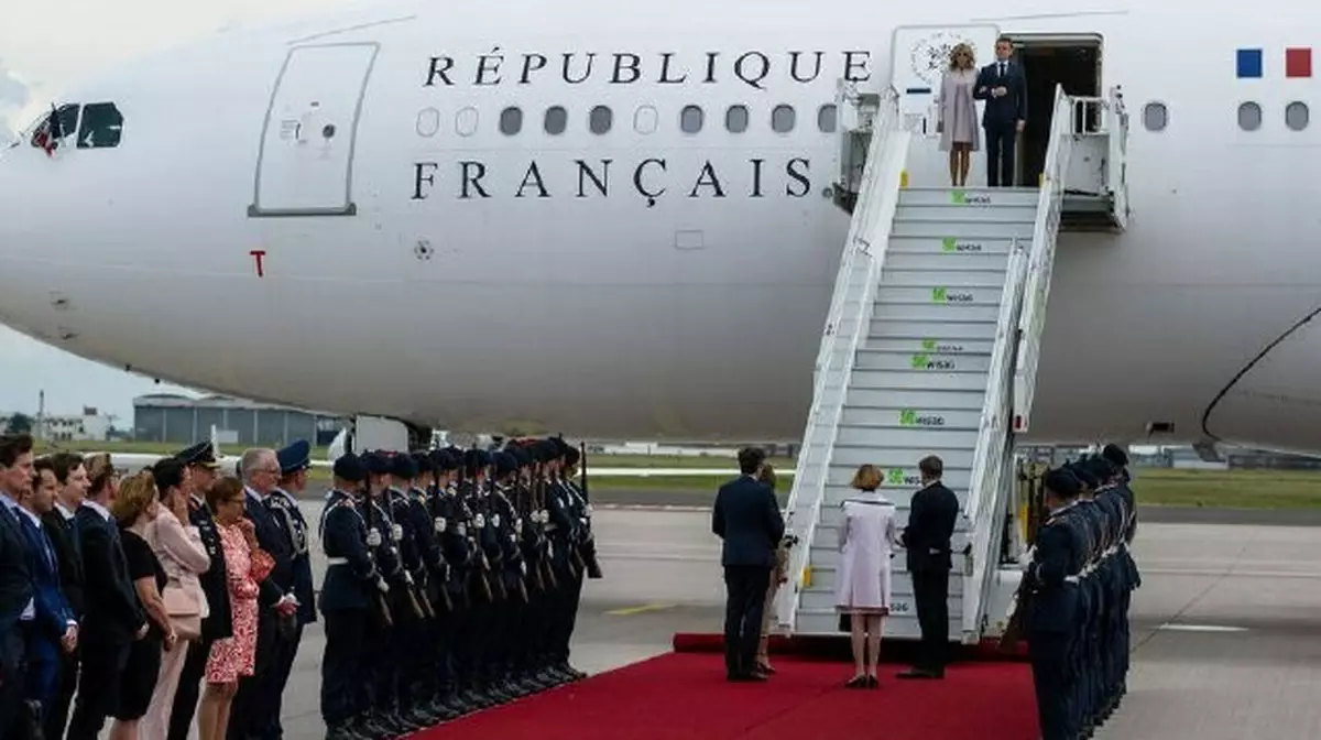 Франция президенті Эмманюэль Макрон Берлинге келді