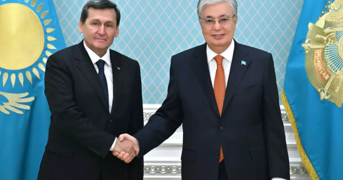   Мемлекет басшысы Түрікменстанның Сыртқы істер министрі Рашид Мередовті қабылдады   