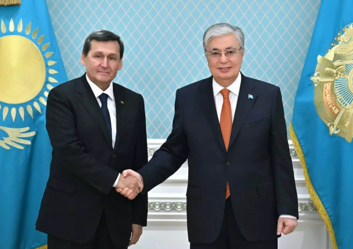 Президент Казахстана принял министра иностранных дел Туркменистана