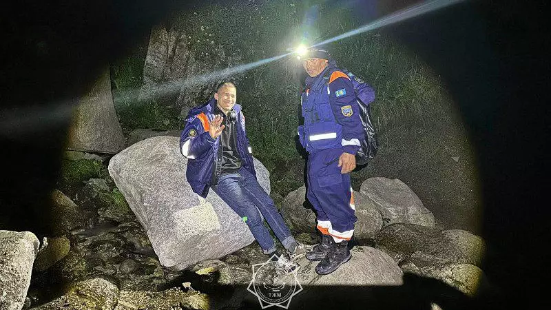 20-летнего туриста спасли в горах Алматинской области