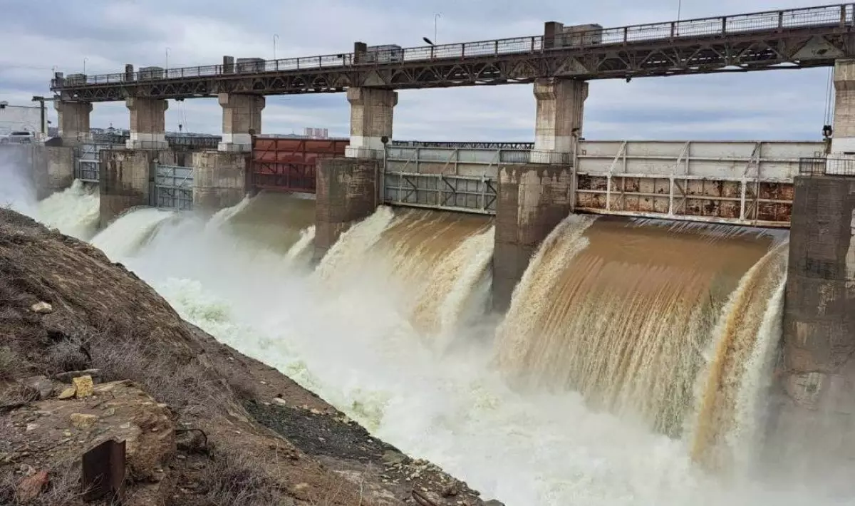Сколько паводковой воды собралось в водохранилищах Казахстана