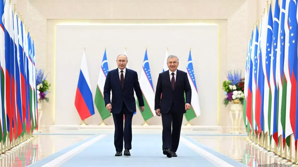 Президенты Узбекистана и России встретились в пригороде Ташкента