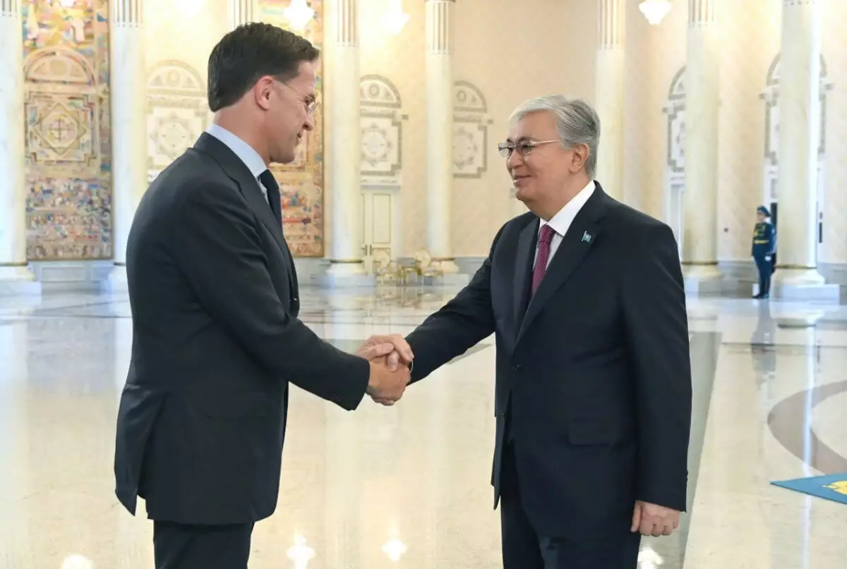 Токаев встретился с премьер-министром Нидерландов