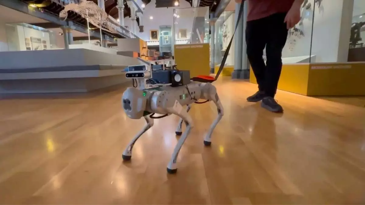 Представлен робот-поводырь с искусственным интеллектом