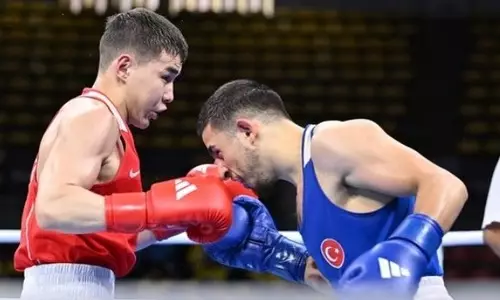 Появилось видео разгрома казахстанского боксера на отборе Олимпиады-2024