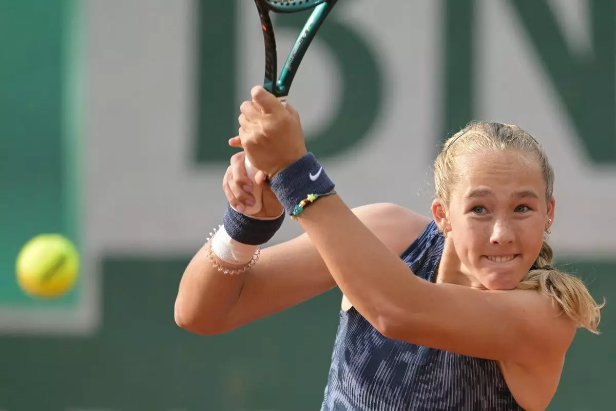 Мирра Андреева за час победила Бектас в стартовом матче на «Ролан Гаррос»