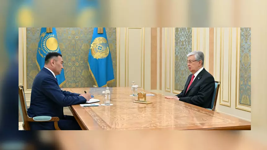 Токаев принял председателя Комитета национальной безопасности Ермека Сагимбаева