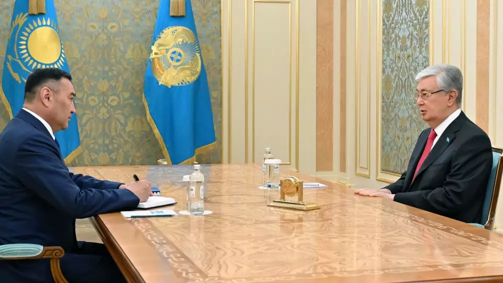 Ермек Сағымбаев Президент қабылдауында болды