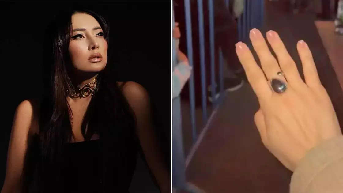 Певица Мадина Садвакасова подарила фанатке кольцо за 2 млн тенге на концерте в Актобе