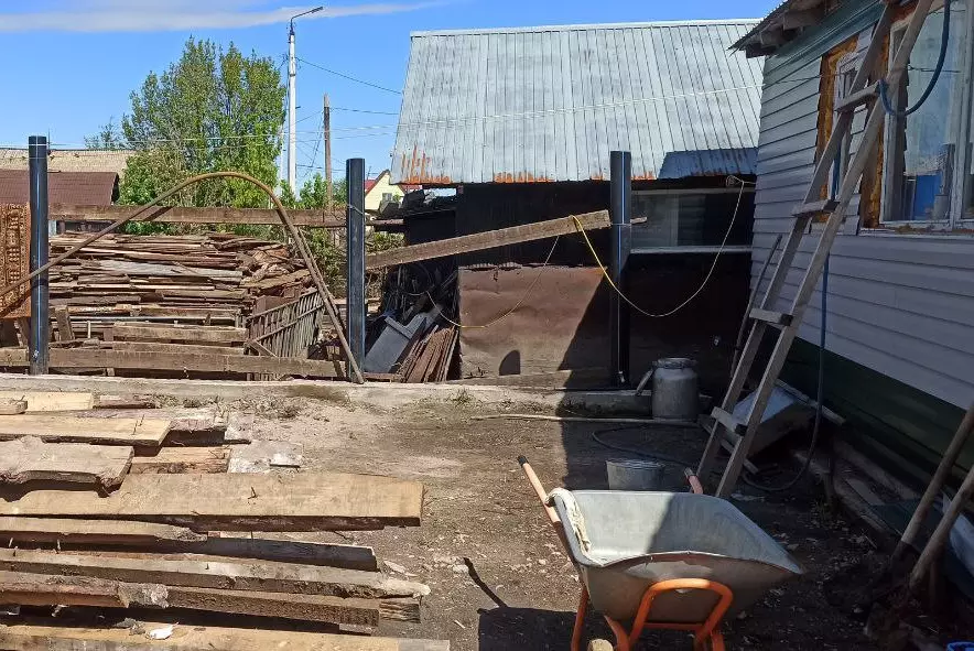 В Петропавловске приступили к ремонту подтопленных при наводнении домов