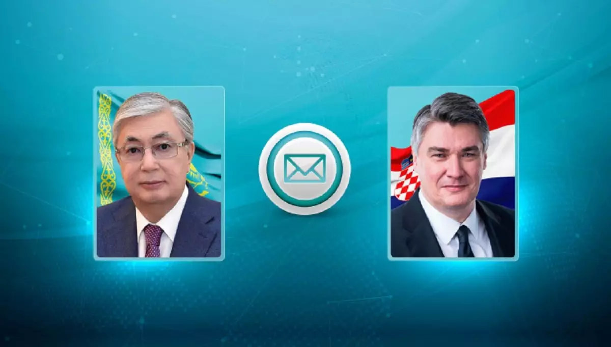 Глава государства направил поздравительную телеграмму Президенту Республики Хорватия