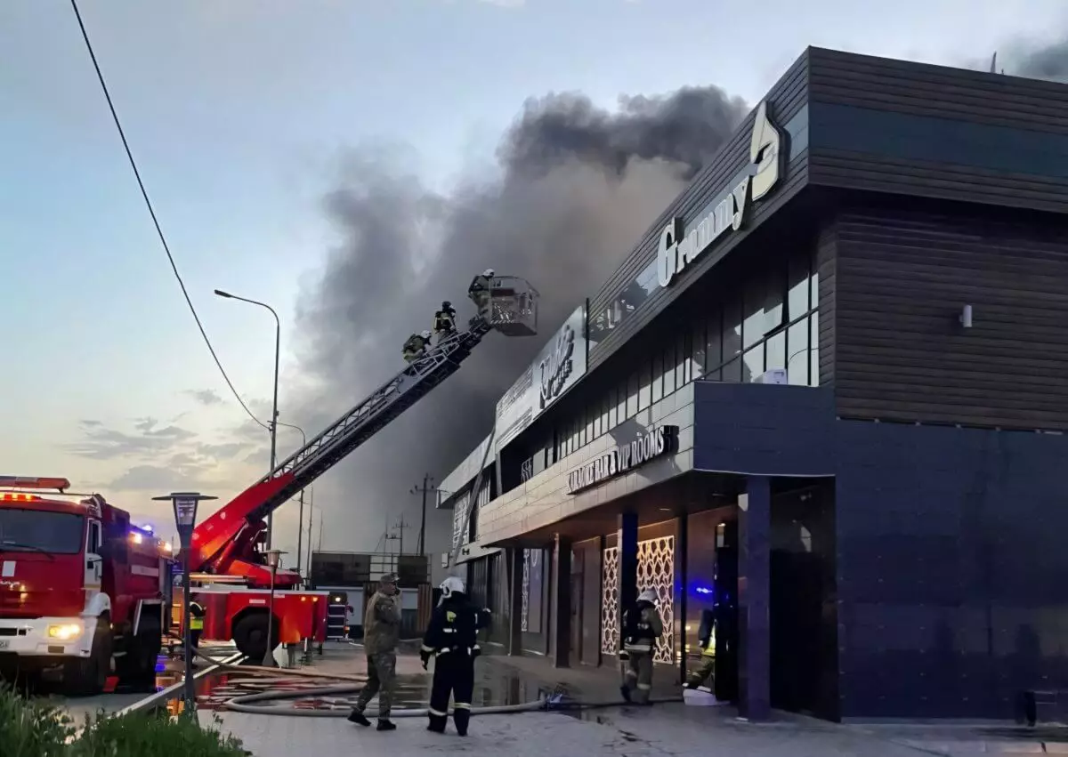 Крупный ресторанный комплекс горел в Атырау