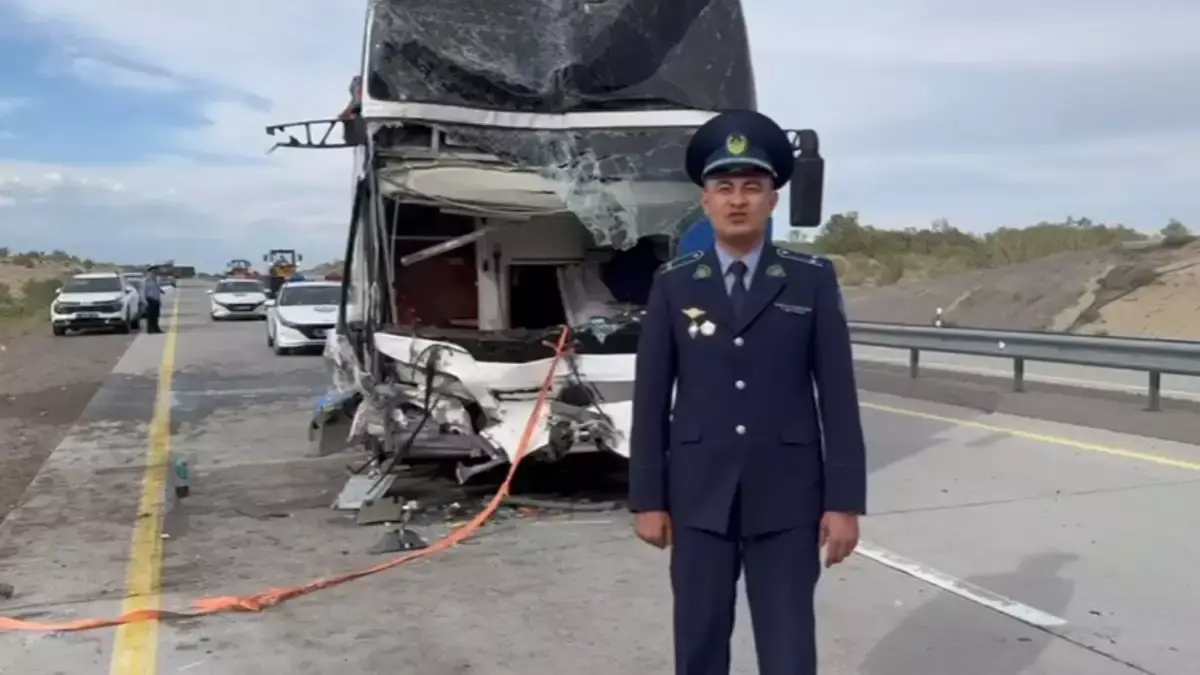 В Алматинской области произошло смертельное ДТП с рейсовым автобусом