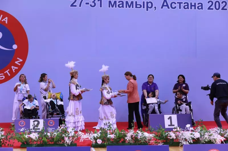 Волшебный вид спорта: как в Астане на чемпионате Казахстана по бочча награждали параспортсменов
