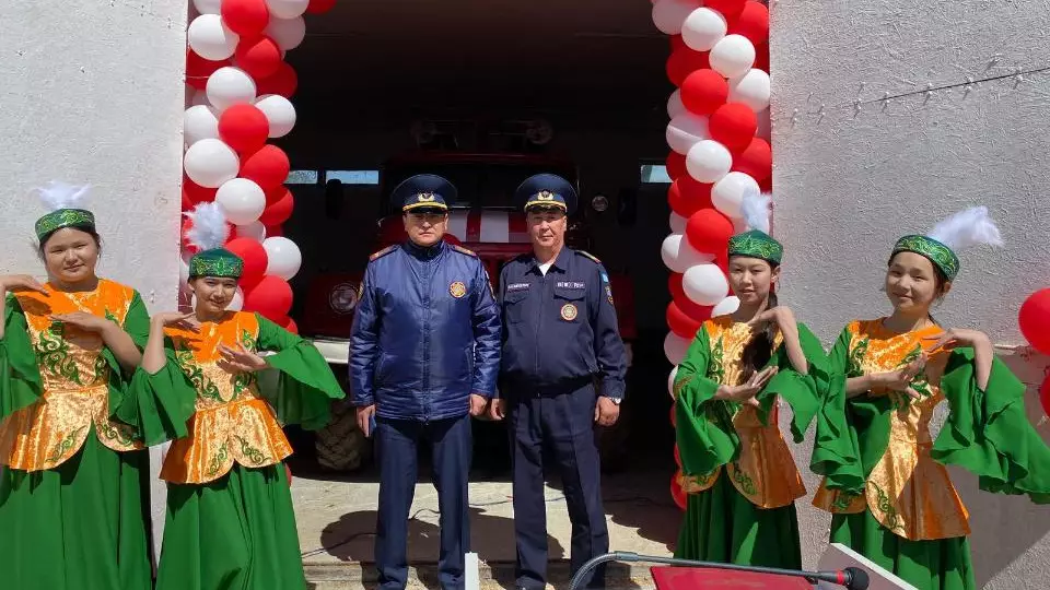 В Акмолинской области открыли новый пожарный пост