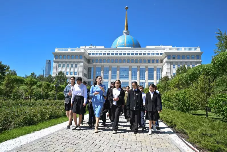 Экскурсию по Акорде провели для школьников из разных регионов Казахстана